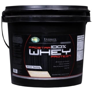 Ultimate Nutrition Prostar 100% Whey Protein, 10 lb Vanilla Creme Label