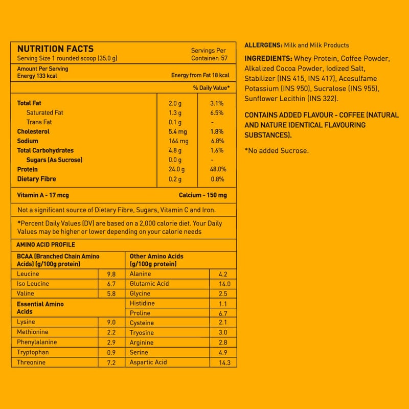 Nutrition label 1