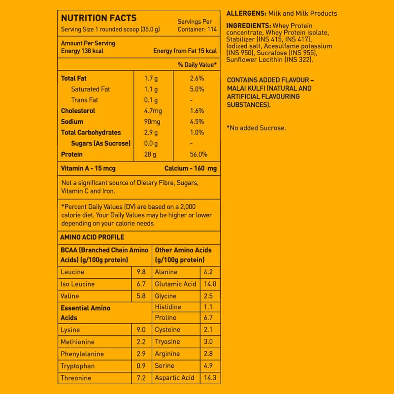 Nutrition label 1