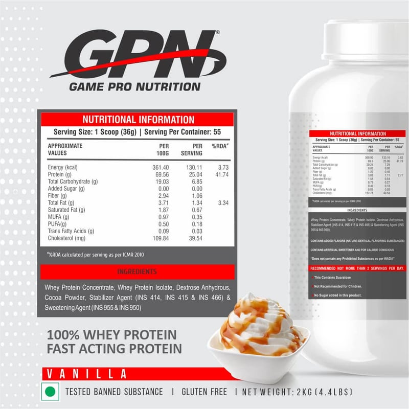 Nutrition label 1