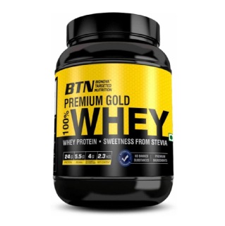 BTN Sports Premium Gold 100% Whey Protein,  5.07 lb  Chocolate