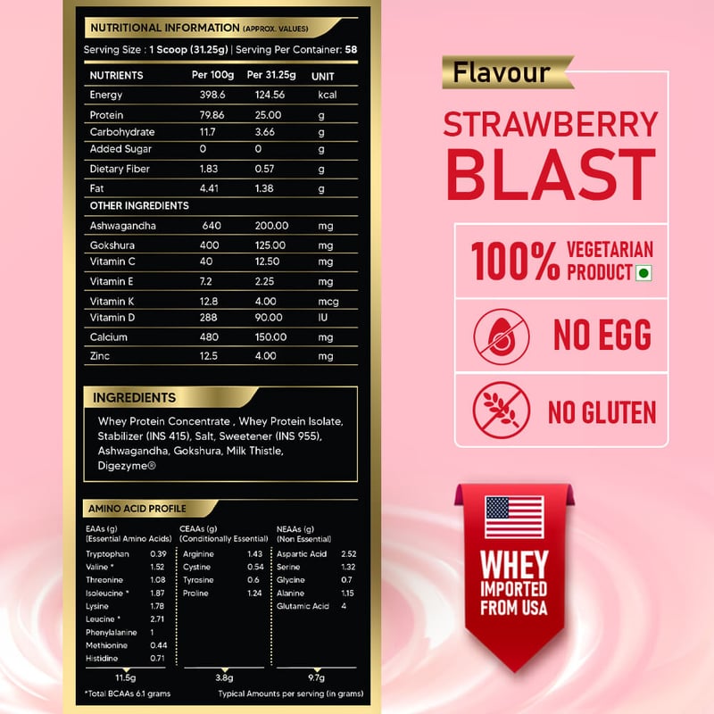 Nutrition label 1