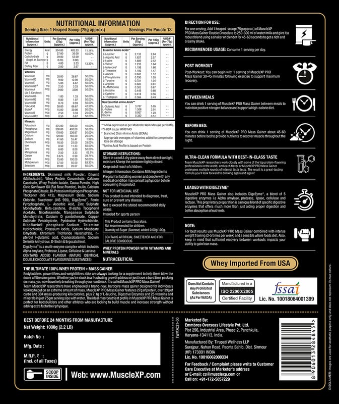 Nutrition label 1