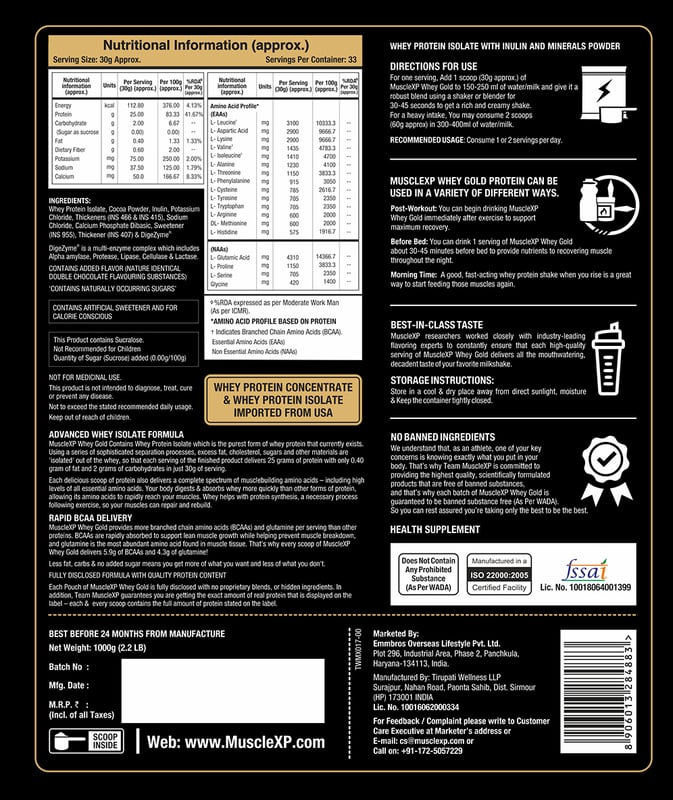 Nutrition label 1