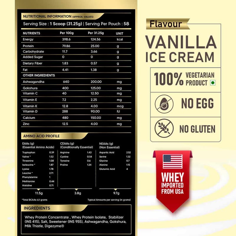 Nutrition label 1