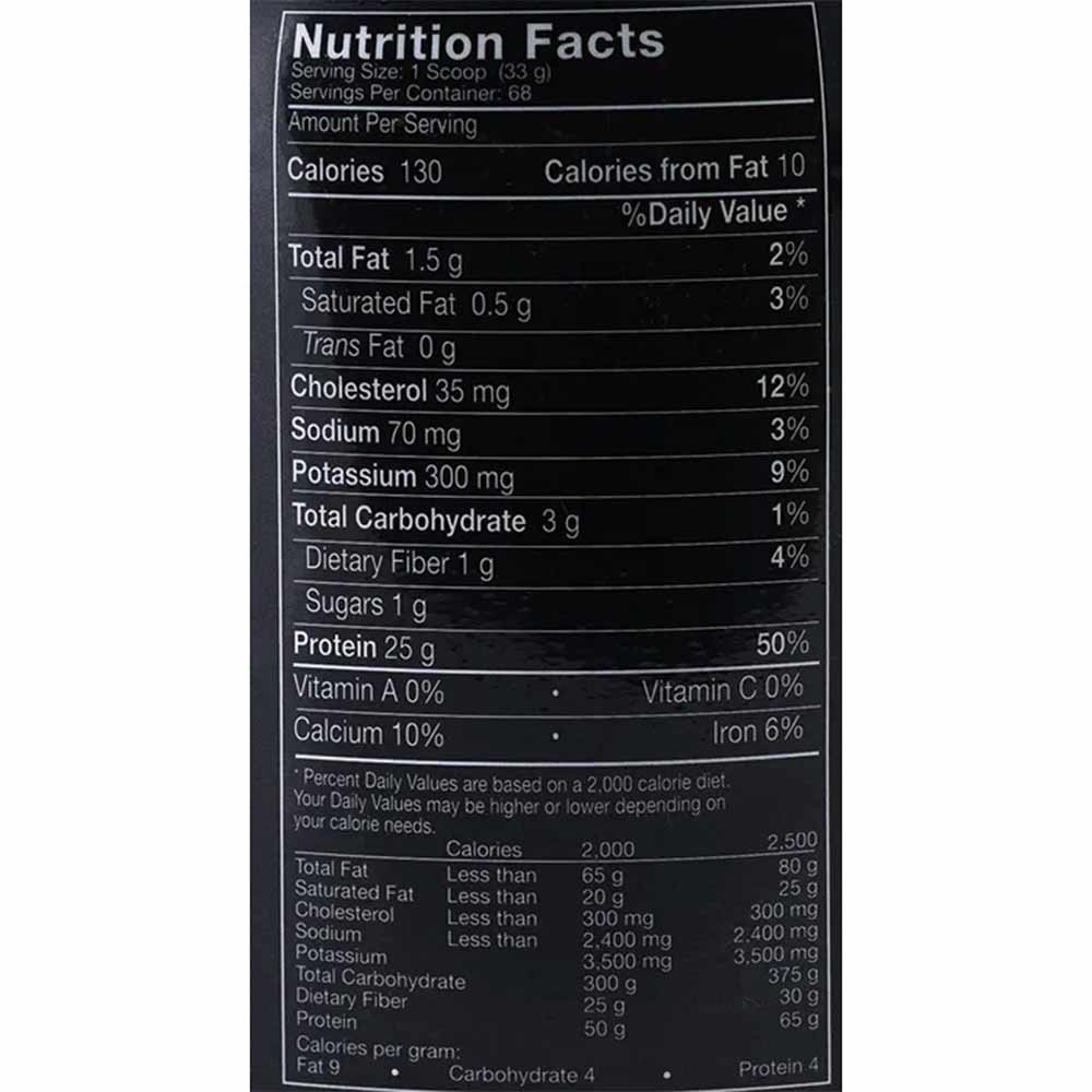 Nutrition label 1