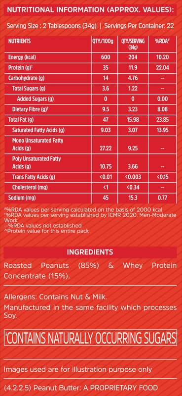 Nutrition label 1