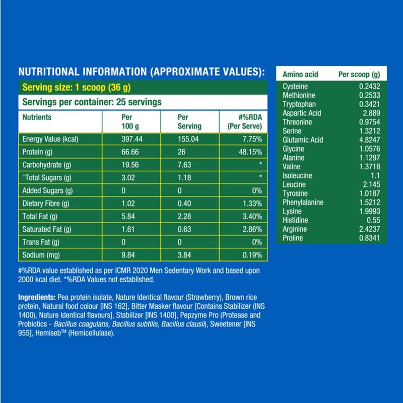 Nutrition label 1
