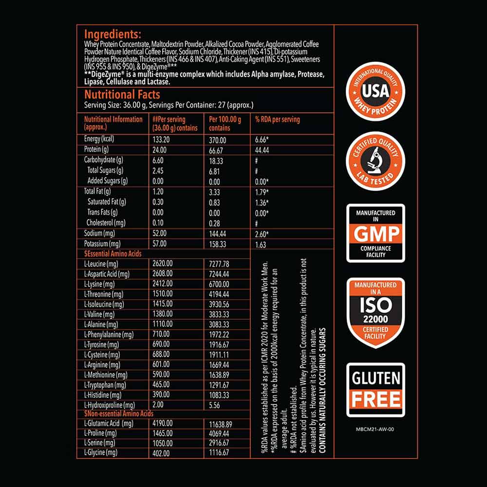 Nutrition label 1