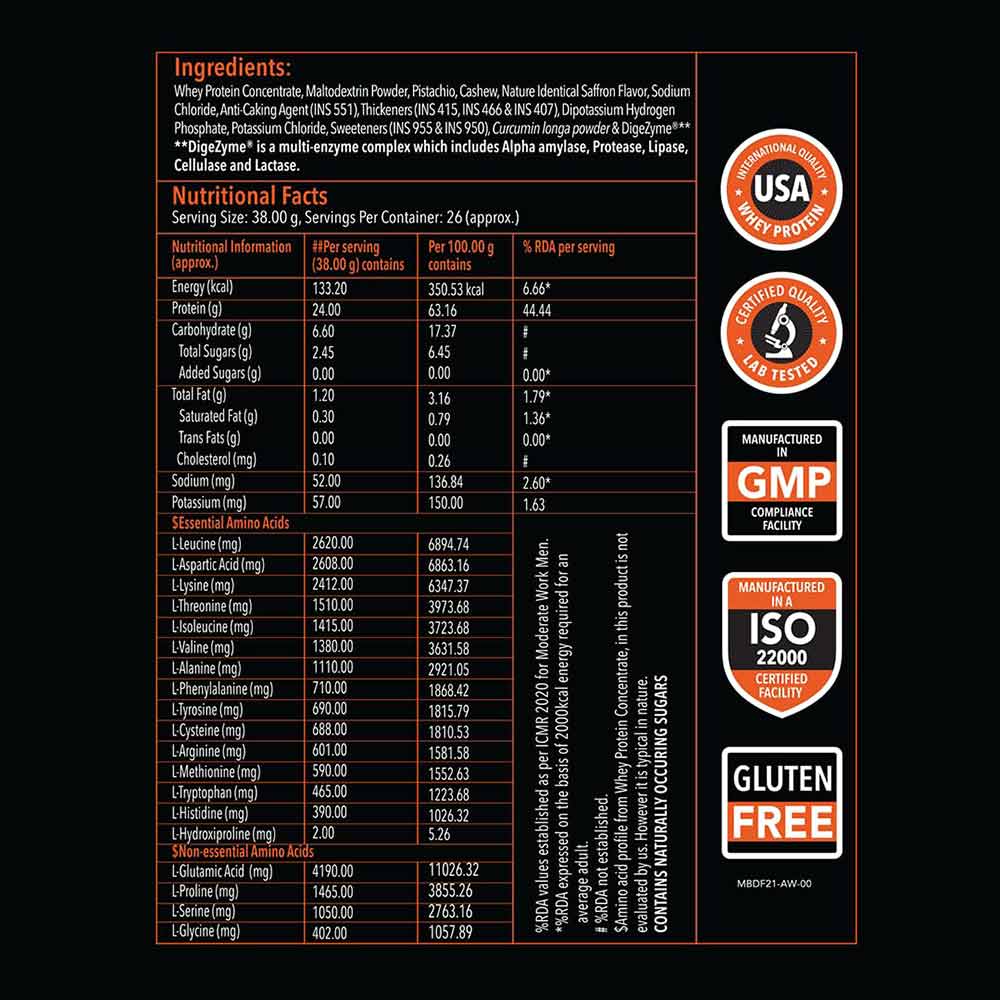 Nutrition label 1