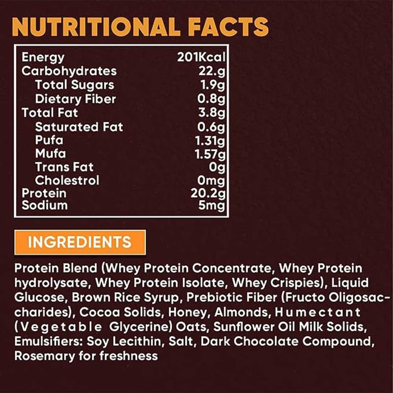 Nutrition label 1