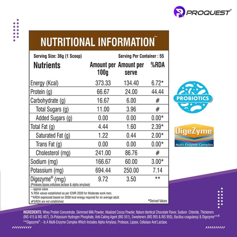 Nutrition label 1