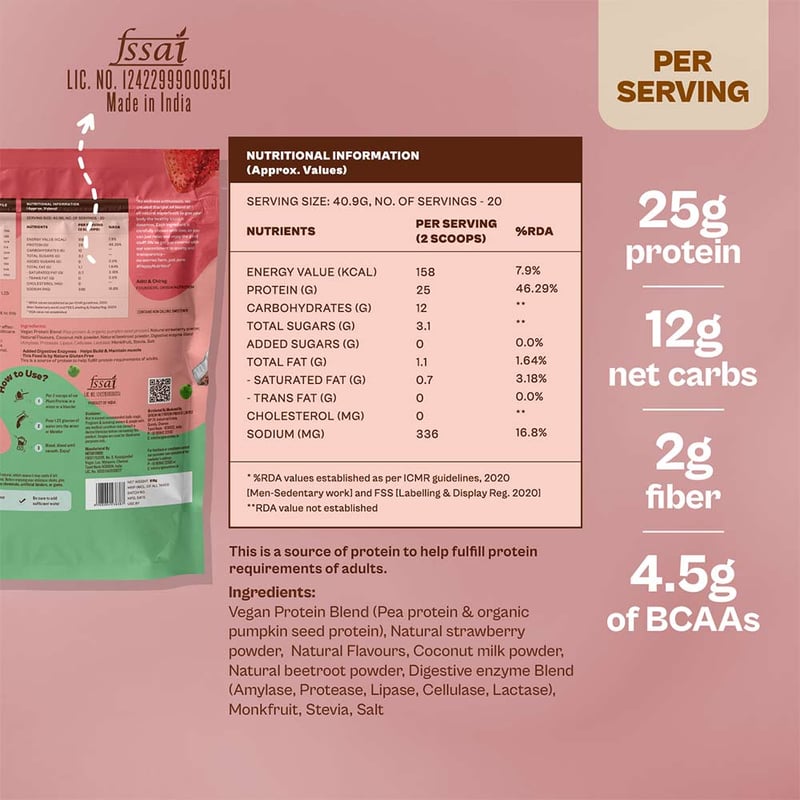 Nutrition label 1