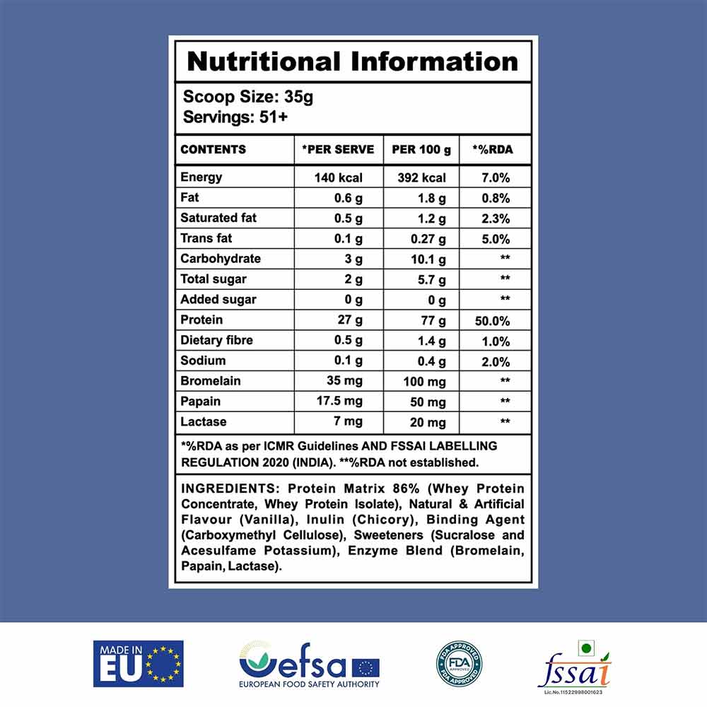 Nutrition label 1