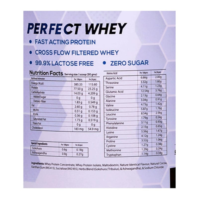 Nutrition label 1