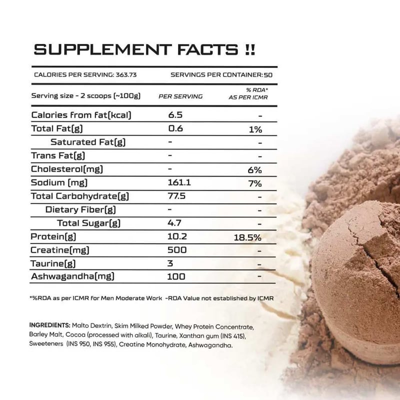 Nutrition label 1
