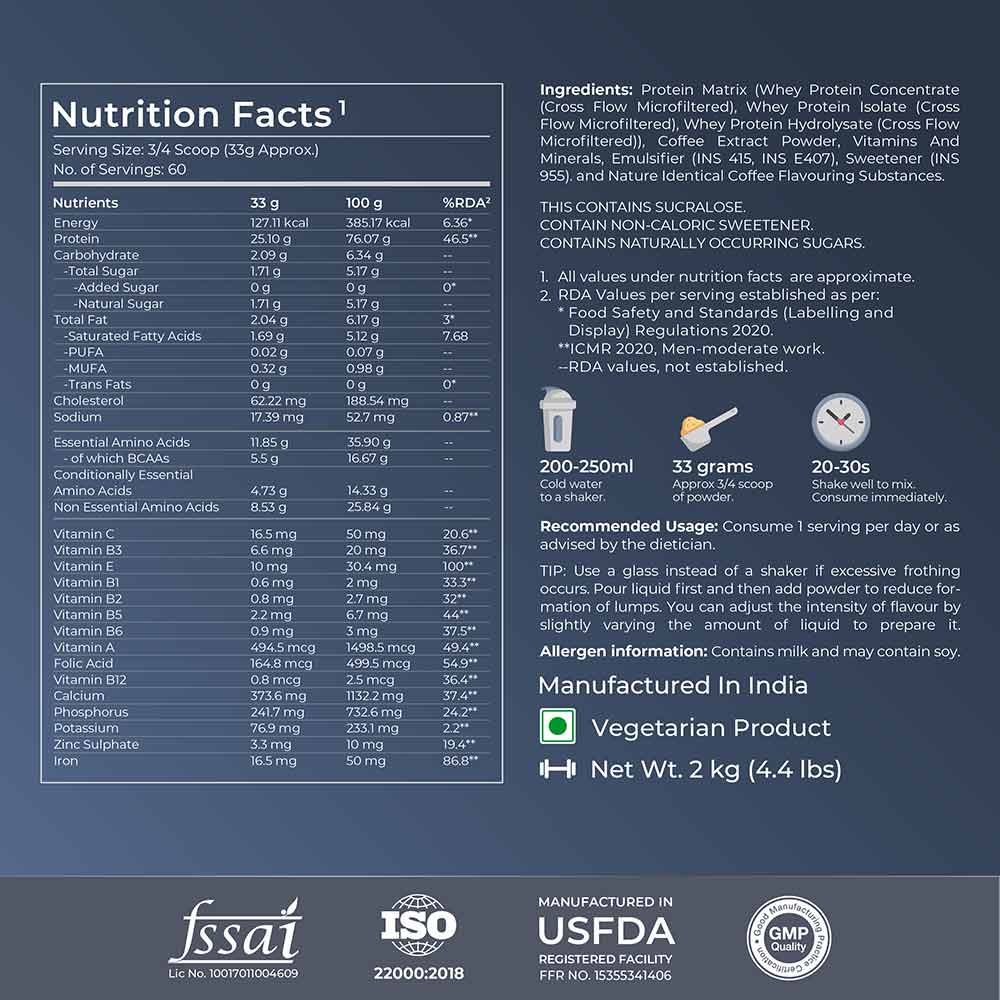 Nutrition label 1
