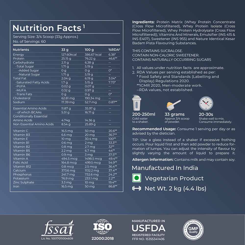 Nutrition label 1