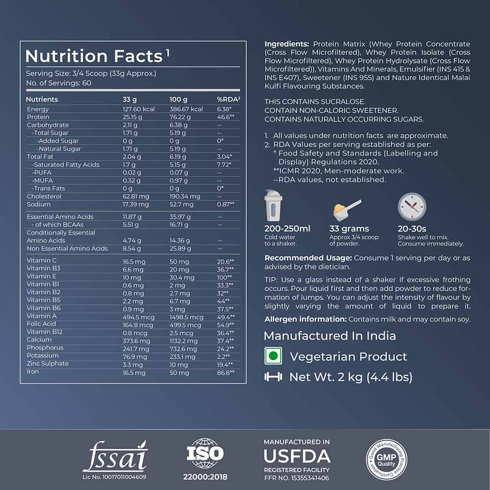 Nutrition label 1
