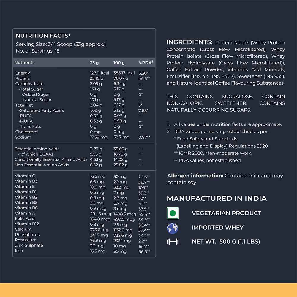 Nutrition label 1