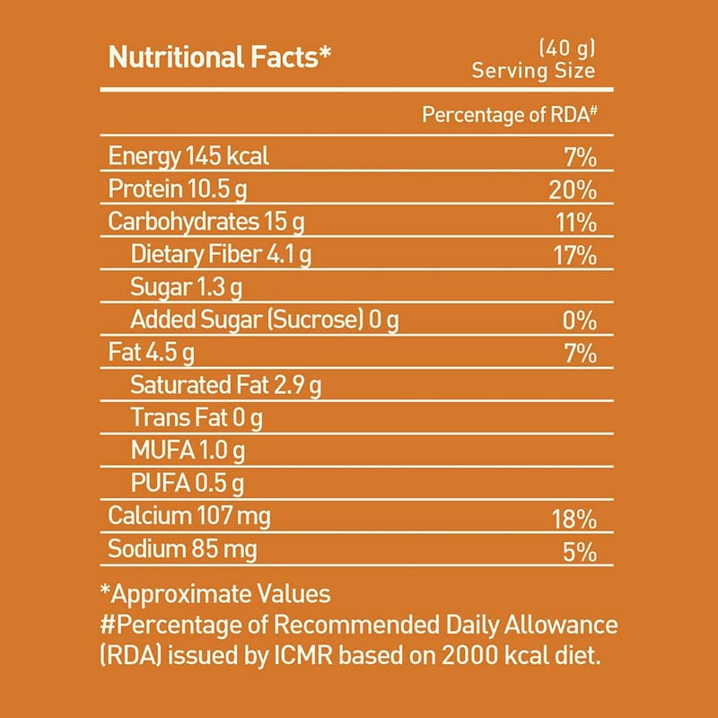 Nutrition label 1