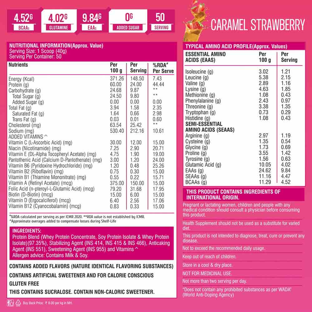 Nutrition label 1