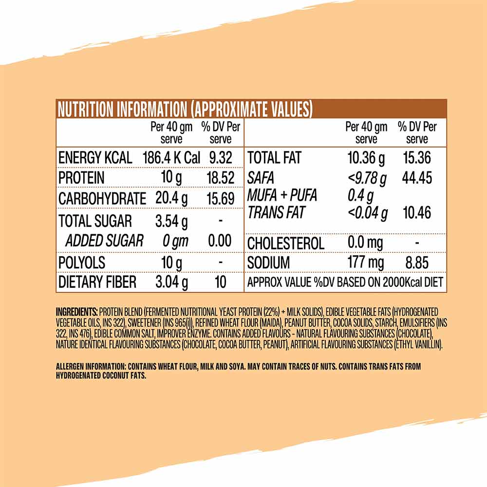Nutrition label 1
