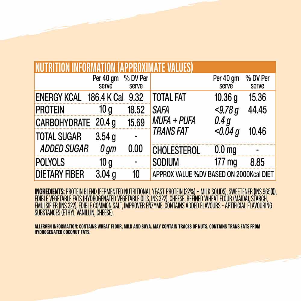 Nutrition label 1