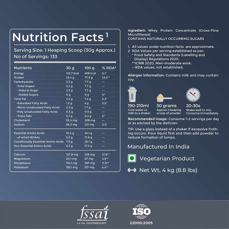 Nutrition label 1