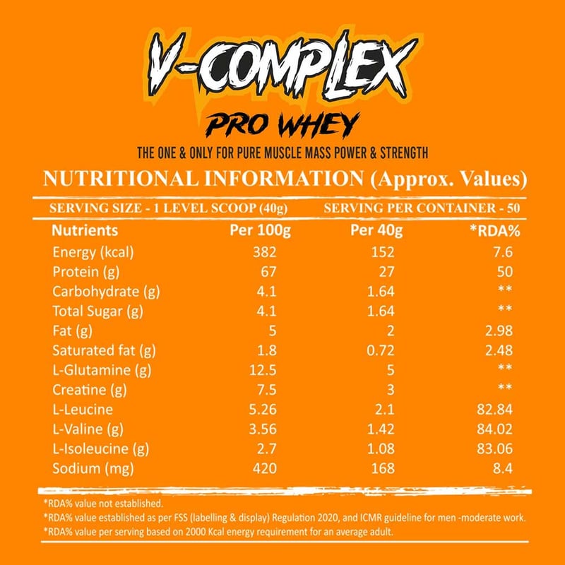 Nutrition label 1