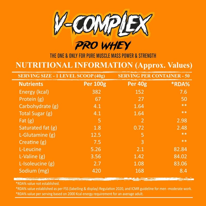 Nutrition label 1