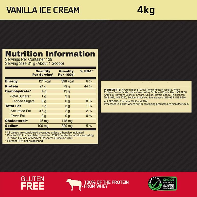 Nutrition label 1
