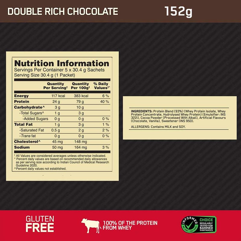 Nutrition label 1