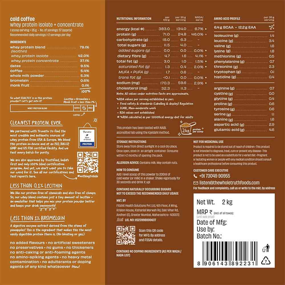 Nutrition label 1