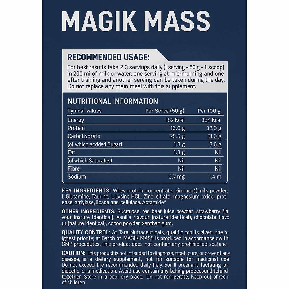 Nutrition label 1