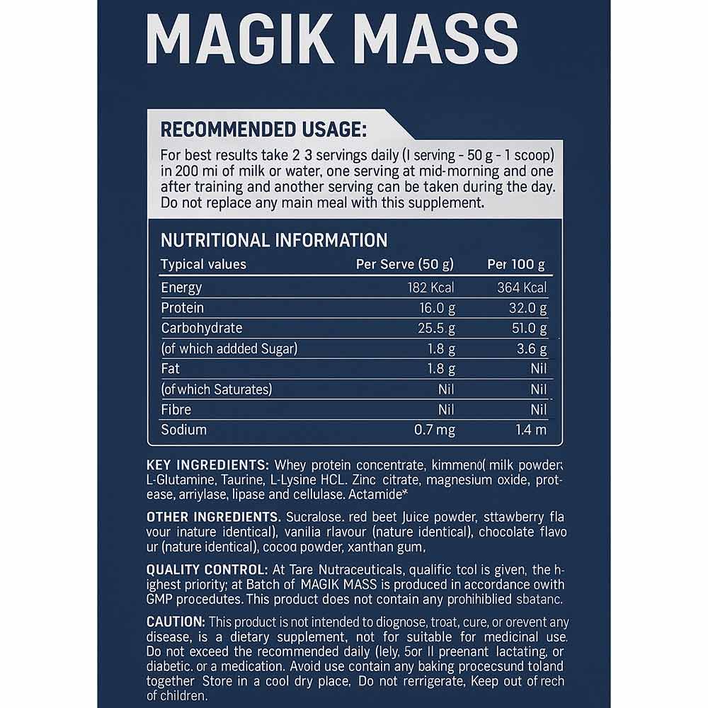 Nutrition label 1