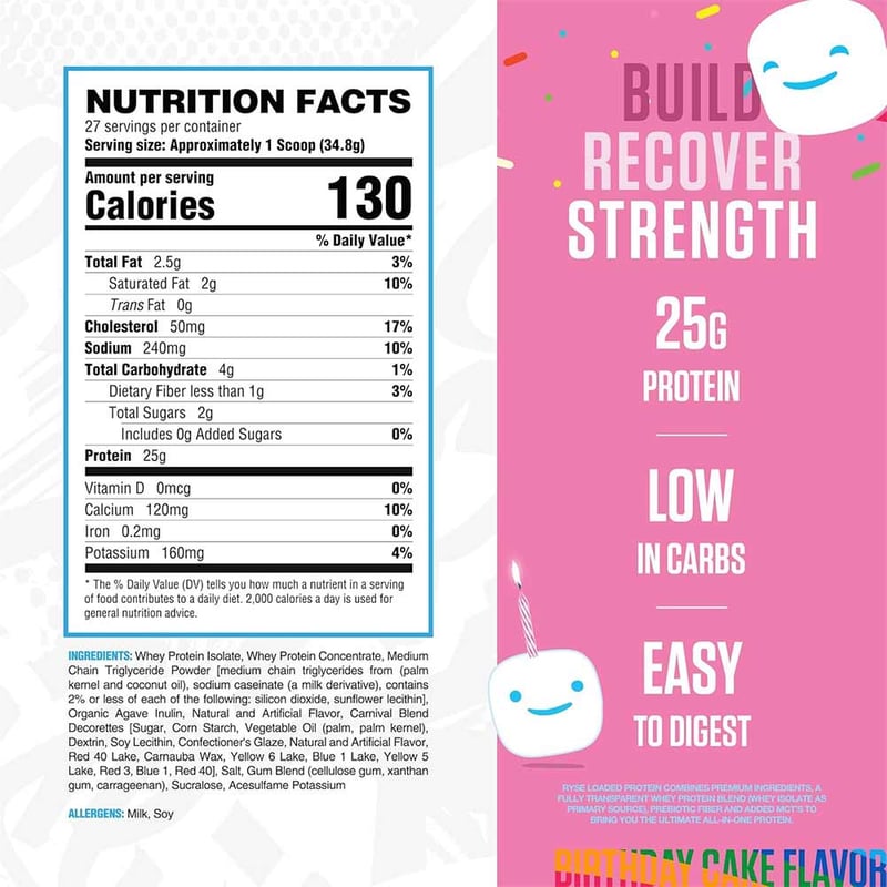 Nutrition label 1