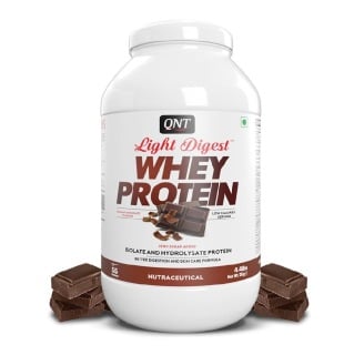 QNT Light Digest Whey Protein,  4.4 lb  Belgian Chocolate