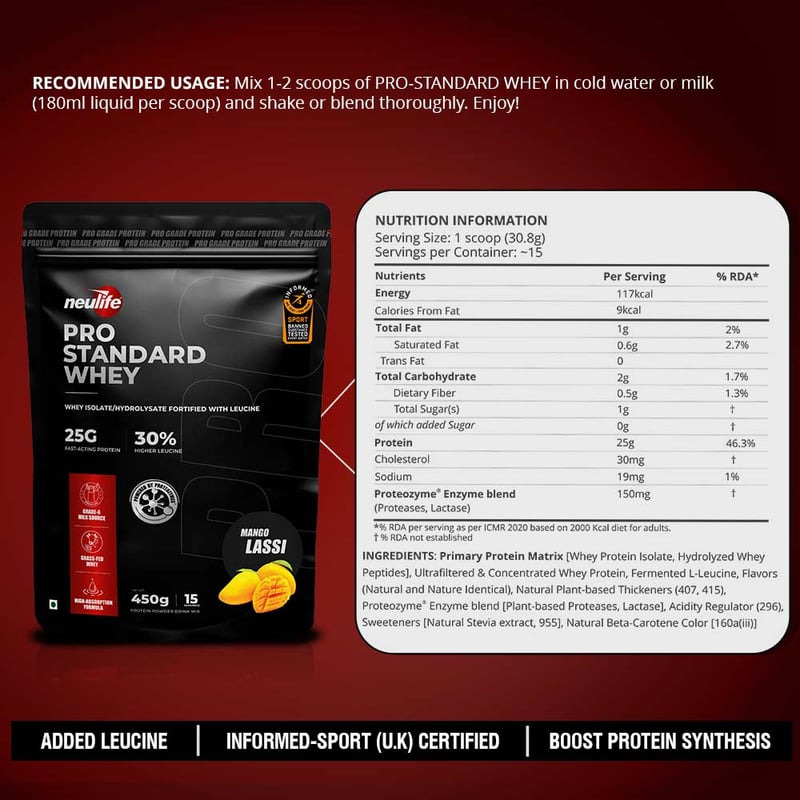 Nutrition label 1