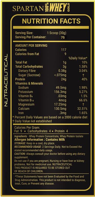 Nutrition label 1