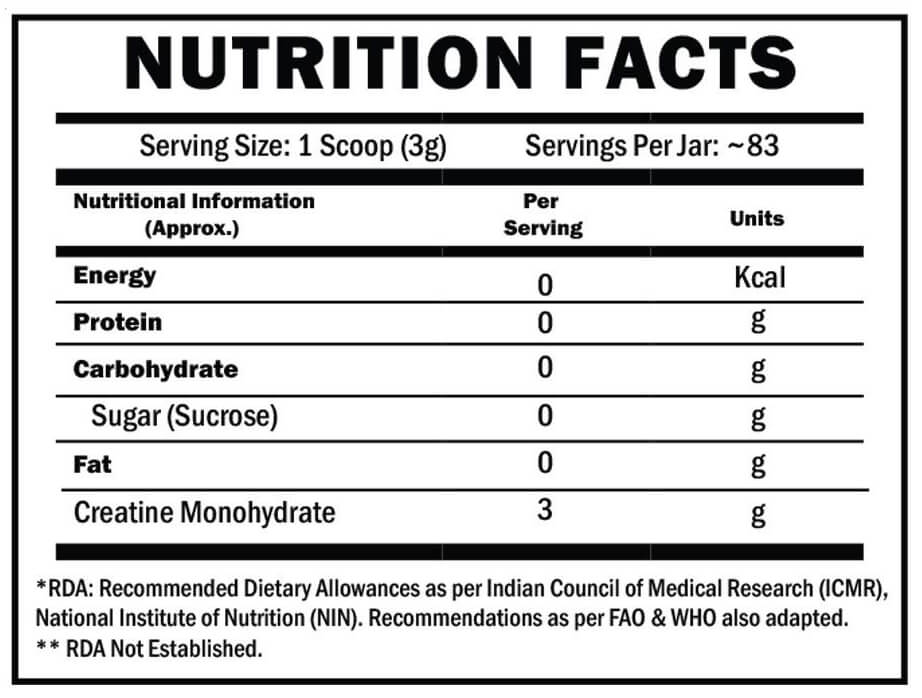 Nutrition label 1
