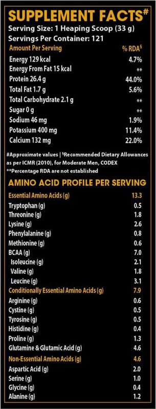 Nutrition label 1