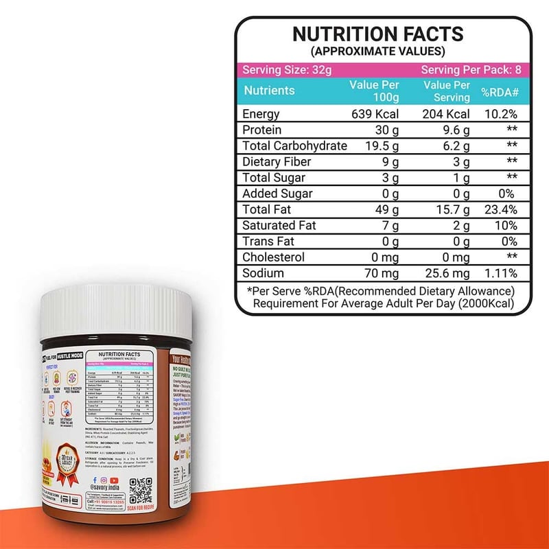 Nutrition label 1